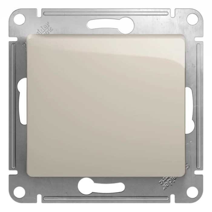 GLOSSA 1-клавишный ВЫКЛЮЧАТЕЛЬ, сх.1, 10AX, механизм, МОЛОЧНЫЙ GSL000911 - фото 10268