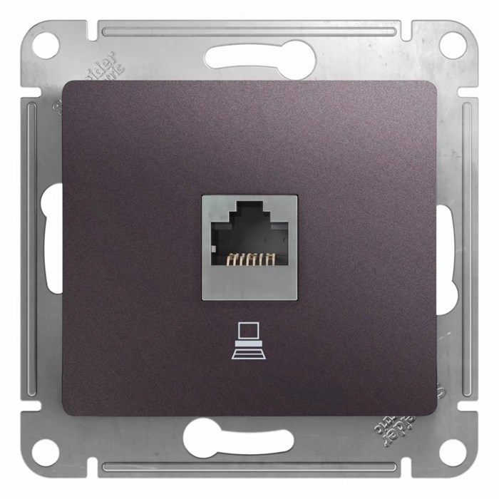 РОЗЕТКА комп RJ45 кат.5E,СИРЕНЕВЫЙ GSL001481K - фото 11078