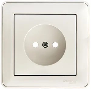 W59 РОЗЕТКА без заземления со шторками, 16А, в сборе, БЕЛЫЙ RS16-151-18 - фото 11421