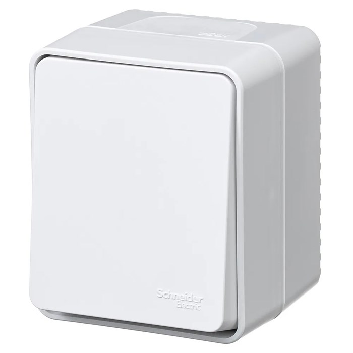 ATLASDESIGN PROFI IP54 О/У 1-клавишный ВЫКЛЮЧАТЕЛЬ КНОПОЧНЫЙ, сх.1, 10А, БЕЛЫЙ ATN540115 - фото 11859