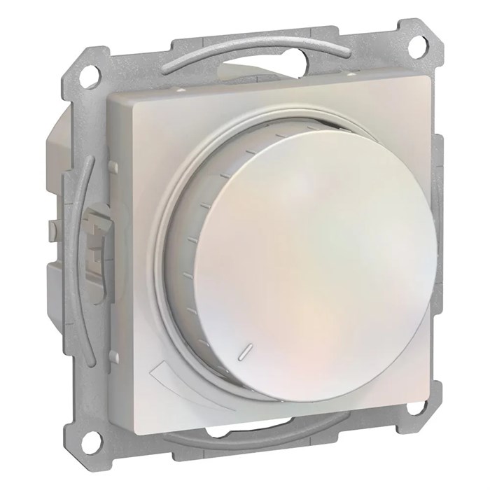 ATLASDESIGN СВЕТОРЕГУЛЯТОР (диммер) поворотно-нажимной, LED, RC, 400Вт, механизм, ЖЕМЧУГ ATN000423 - фото 1197