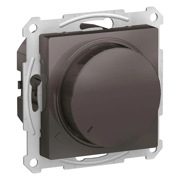 ATLASDESIGN СВЕТОРЕГУЛЯТОР (диммер) поворотно-нажимной, LED, RC, 400Вт, механизм, МОККО ATN000623 - фото 1809