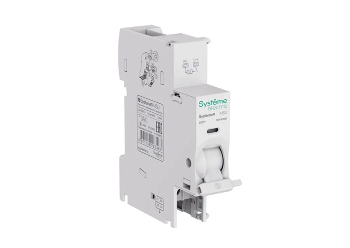 MSU Расцепитель максимального напряжения 230В АС U>275В Systeme9 S9A50006 - фото 18456