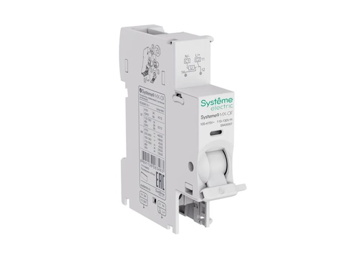 MX+OF Расцепитель независимый с контактом сигнализации 100-415В AC Systeme9 S9A50007 - фото 18458