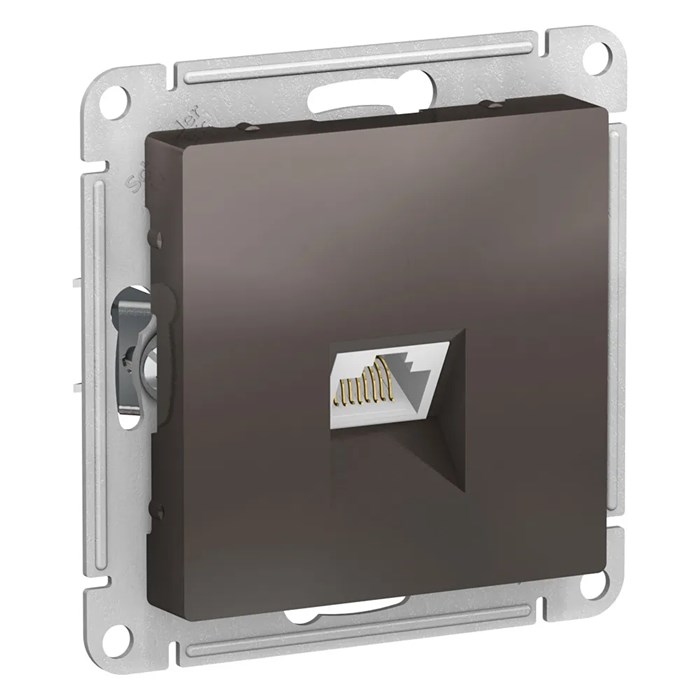 ATLASDESIGN РОЗЕТКА компьютерная RJ45 кат. 6A, механизм, МОККО ATN000686 - фото 2010