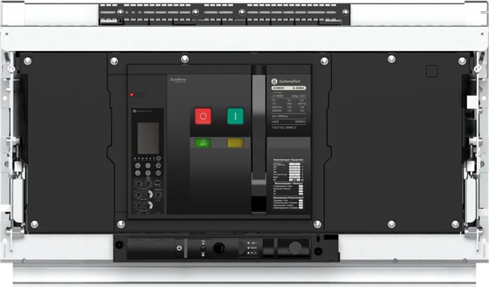 ВОЗДУШНЫЙ АВТ.ВЫКЛ.SYSTEMEPACT ACB63H 5000A 3P 6.0H ВЫК,ГП MCH+MX+XF AC230V SPA63H503DHNN58H - фото 20114