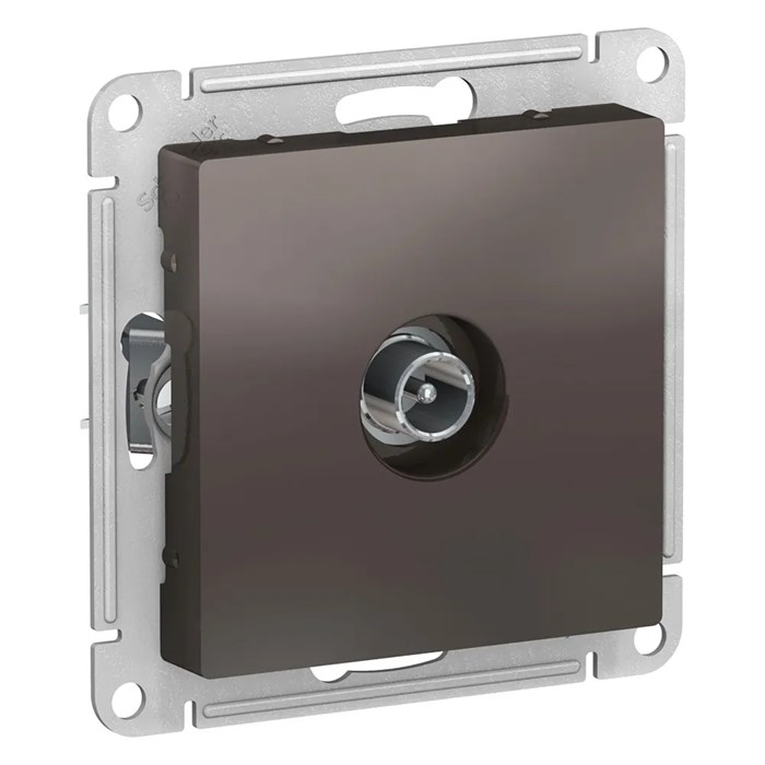 ATLASDESIGN TV РОЗЕТКА проходная 4дБ, механизм, МОККО ATN000692 - фото 2025