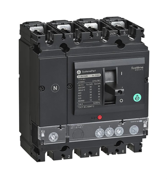 АВТ.ВЫКЛ SYSTEMEPACT CCB100 100KA 4P4D S2.2 40A SPC100S04022L4DF - фото 20404