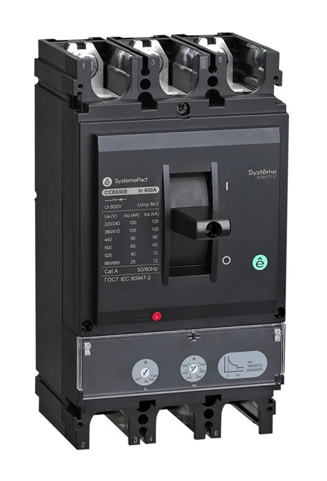 АВТ.ВЫКЛ SYSTEMEPACT CCB630 36KA 3P3D TMD500 SPC630F500L3DF - фото 20666