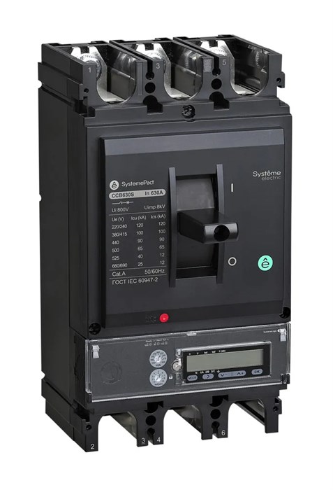 АВТ.ВЫКЛ SYSTEMEPACT CCB630 100KA 3P3D S5.3E 630A SPC630S63053E3DF - фото 20729