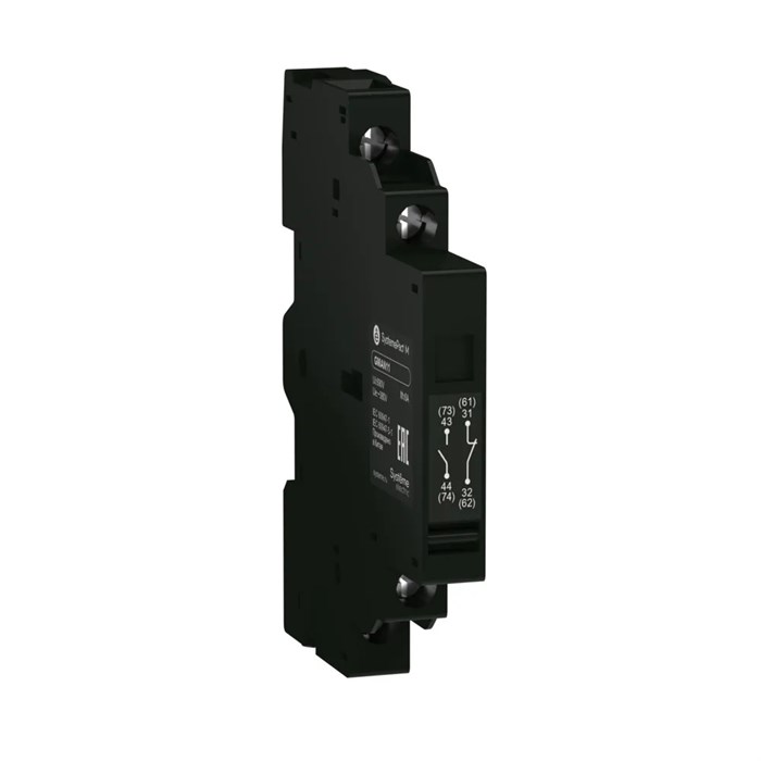 ДОПОЛНИТЕЛЬНЫЙ БЛОК КОНТАКТОВ GM2/GM3 2НО БОКОВОЙ (GVAN20) GMAN20 - фото 21258