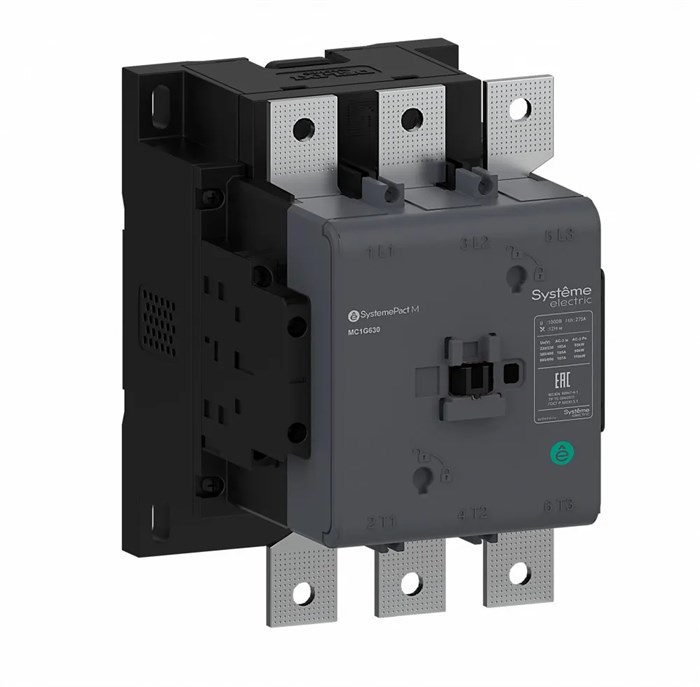 КОНТАКТОР MC1G 3P 500A 2НО+2НЗ AC/DC 48-130V 50/60ГЦ MC1G500EHE - фото 21909