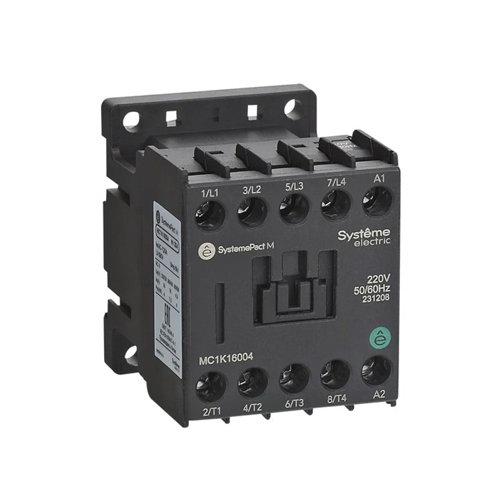 КОНТАКТОР MC1K 4P(2НО+2НЗ) 6A AC127V 50/60Hz MC1K06008FC7 - фото 21960