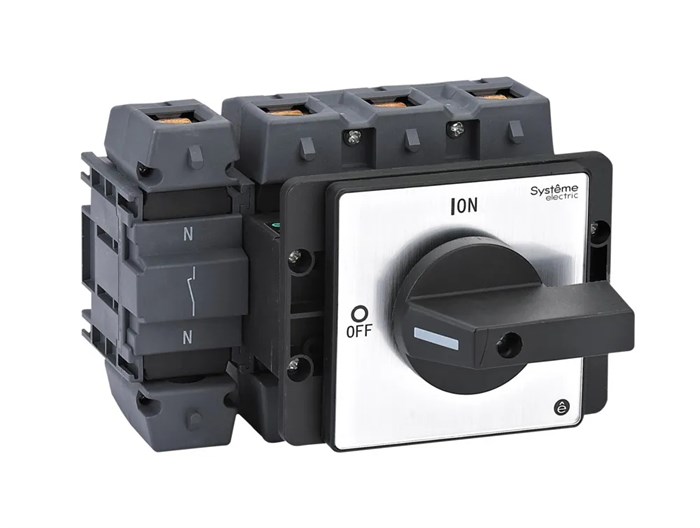 ВЫКЛЮЧАТЕЛЬ-РАЗЪЕДИНИТЕЛЬ 4P 175A IP40 С ЧЁРНОЙ РУКОЯТКОЙ НА ДВЕРЦУ 4 ВИНТАМИ MSD175420B - фото 22795