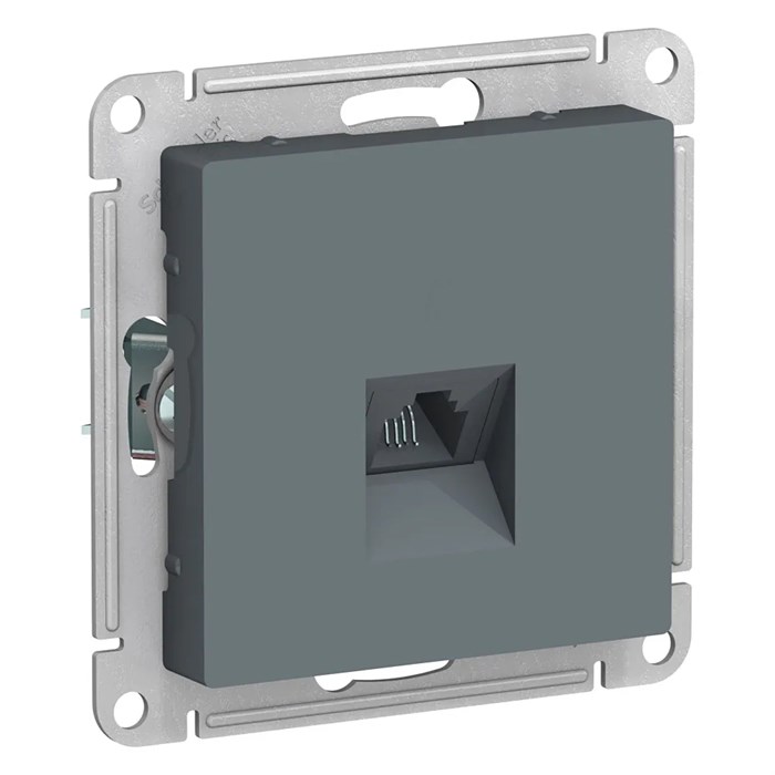 ATLASDESIGN РОЗЕТКА телефонная RJ11, механизм, ГРИФЕЛЬ ATN000781 - фото 2338