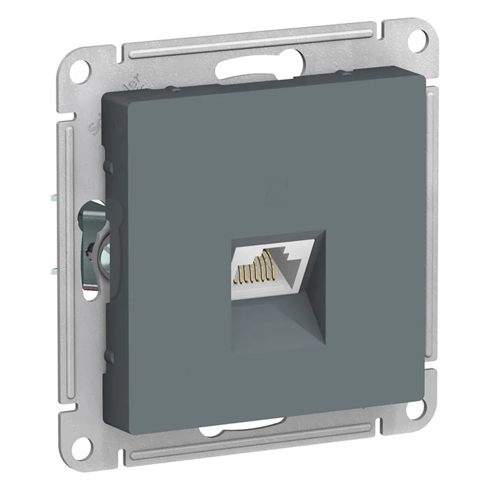 ATLASDESIGN РОЗЕТКА компьютерная RJ45 кат. 5e, механизм, ГРИФЕЛЬ ATN000783 - фото 2342
