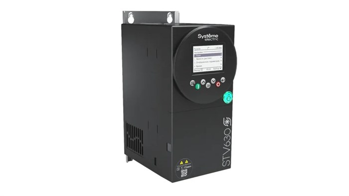 Преобразователь частоты STV630 4 кВт 400В ЭМС С3 + встр. DC реактор + LCD панель оператора STV630U40N4L1 - фото 24975