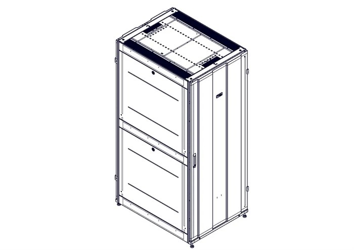 Шкаф Systeme Electric, серия Uniprom, 42U-800/1070, боковые панели 4шт, черный UR3180 - фото 30772