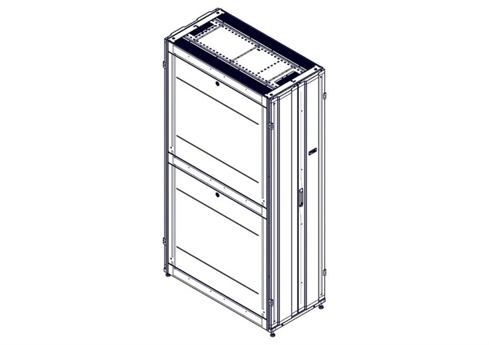 Шкаф Systeme Electric, серия Uniprom, 48U-600/1200, боковые панели 4шт, черный UR3307 - фото 30813
