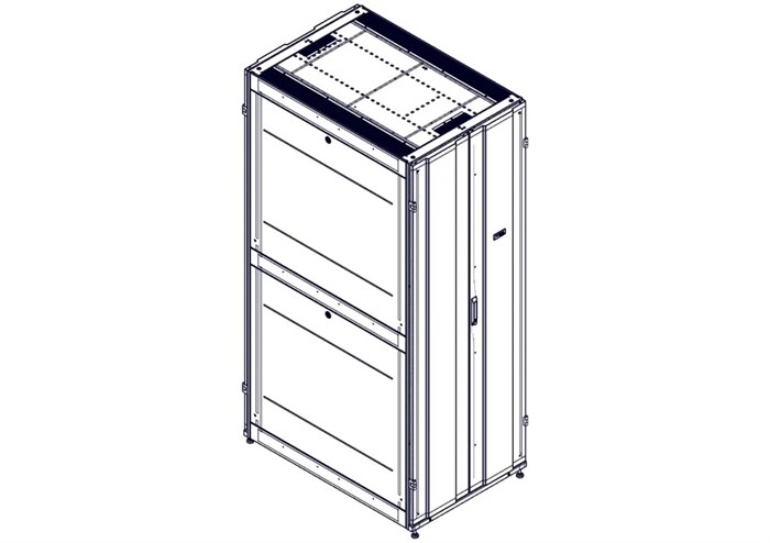 Шкаф Systeme Electric, серия Uniprom, 48U-800/1200, боковые панели 4шт, черный UR3387 - фото 30876