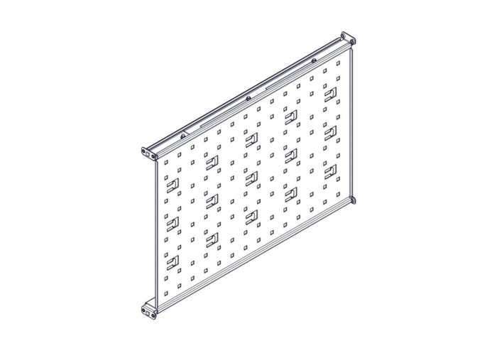 Фиксированная полка Systeme Electric, серия Uniprom, 1U, 650мм, до 100кг UT8122 - фото 30982