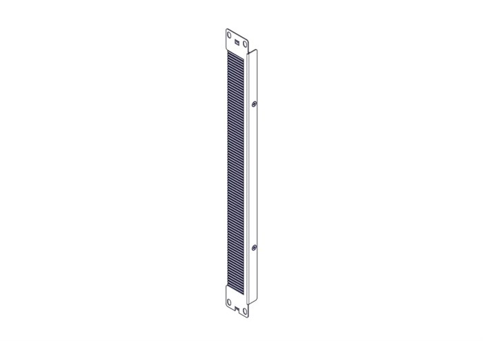Щеточный уплотнитель Systeme Electric, серия Uniprom, 1U, 2шт, черный UT8429 - фото 31135