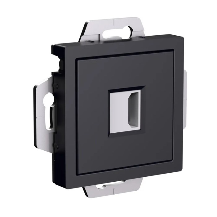 ATLASDESIGN РОЗЕТКА HDMI, механизм, КАРБОН ATN001080 - фото 3271
