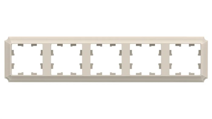 ATLASDESIGN ANTIQUE 5-постовая РАМКА, универсальная, БЕЖЕВЫЙ ATN100205 - фото 4485