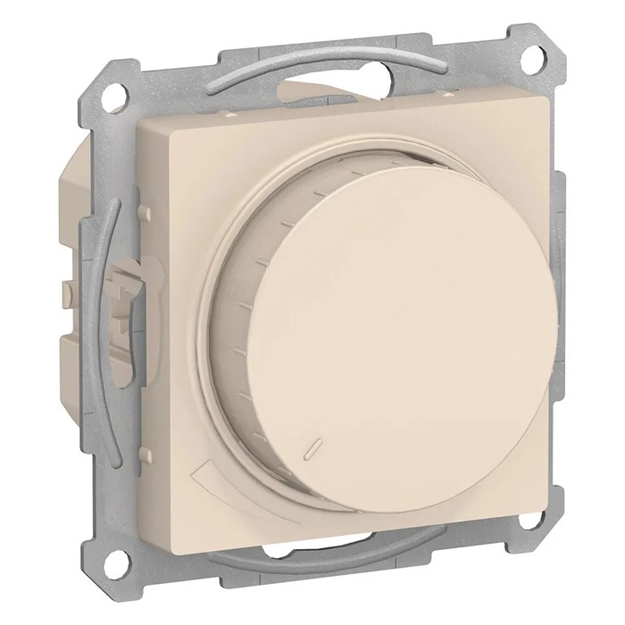 ATLASDESIGN СВЕТОРЕГУЛЯТОР (диммер) поворотно-нажимной, LED, RC, 400Вт, механизм, БЕЖЕВЫЙ ATN000223 - фото 475