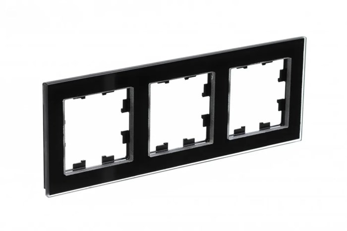 ATLASDESIGN NATURE 3-постовая РАМКА, ОРГАНИЧЕСКОЕ СТЕКЛО ЧЕРНЫЙ ATN321003 - фото 5159