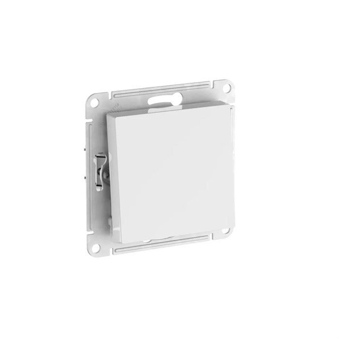 ATLASDESIGN AQUA 1-клавишный ПЕРЕКЛЮЧАТЕЛЬ, IP44, сх.6, 10АХ, мех., быстрозажим. клем., БЕЛЫЙ ATN440161S - фото 5373