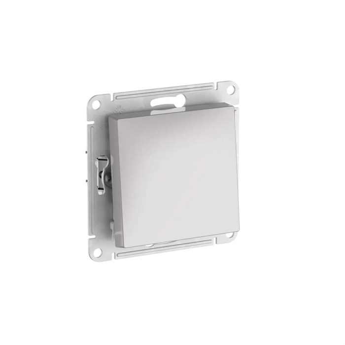 ATLASDESIGN AQUA 1-клавишный ПЕРЕКЛЮЧАТЕЛЬ, IP44, сх.6, 10АХ, мех., быстрозажим. клем., АЛЮМИНИЙ ATN440361S - фото 5414