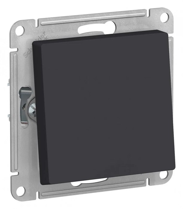 ATLASDESIGN AQUA 1-клавишный ПЕРЕКЛЮЧАТЕЛЬ, IP44, сх.6, 10АХ, механизм, КАРБОН ATN441061 - фото 5459