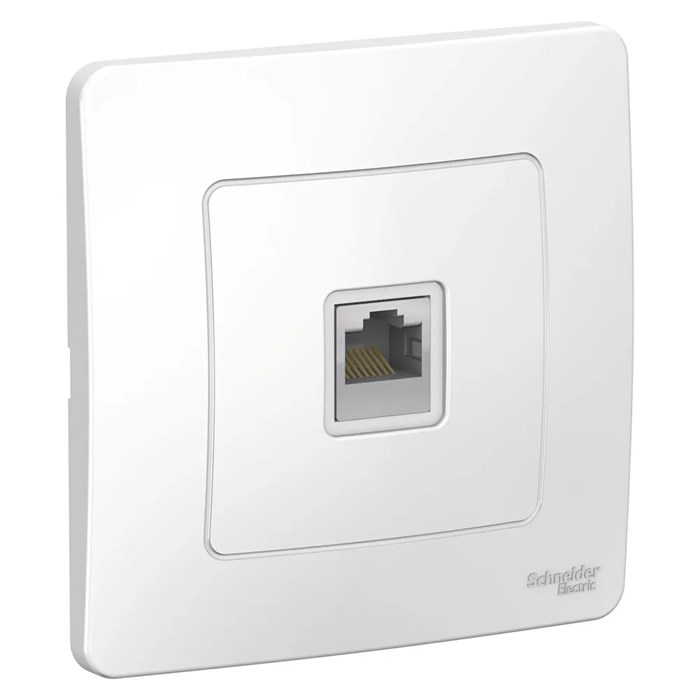 BLANCA С/У РОЗЕТКА компьютерная RJ45, кат.5E, БЕЛЫЙ BLNIS045001 - фото 5667