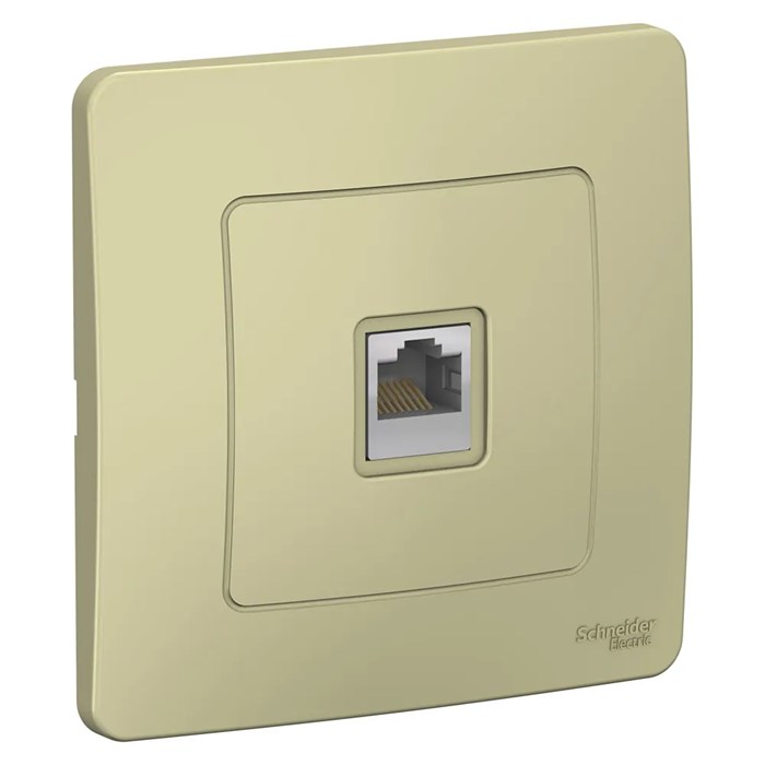 BLANCA С/У РОЗЕТКА компьютерная RJ45, кат.5E, БЕЖЕВЫЙ BLNIS045007 - фото 5697