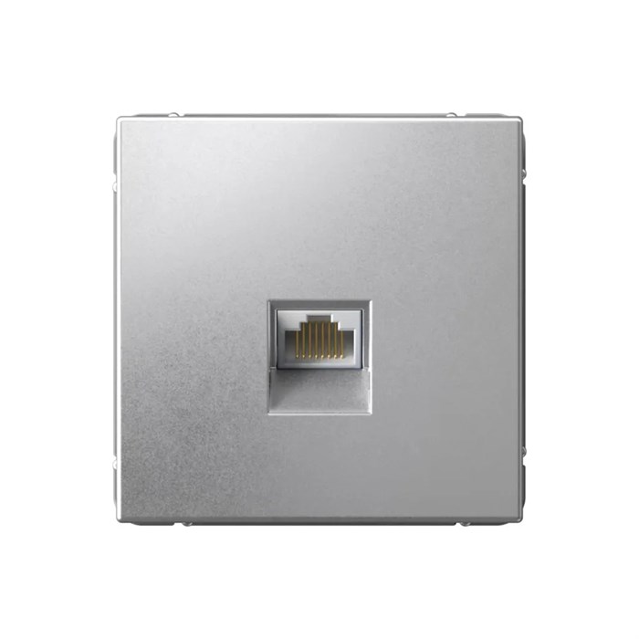 ARTGALLERY РОЗЕТКА компьютерная RJ45, кат. 5е, механизм, АЛЮМИНИЙ GAL000383 - фото 6827