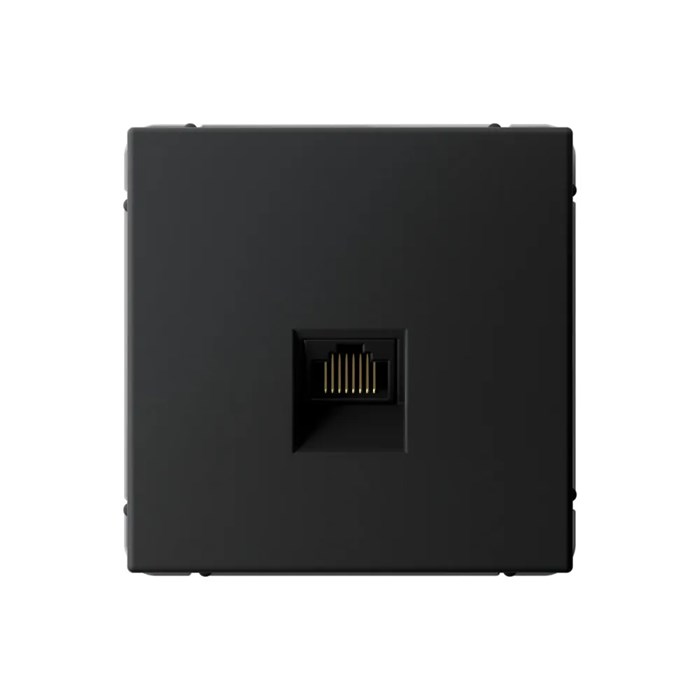 ARTGALLERY РОЗЕТКА компьютерная RJ45, кат. 6A, механизм, КАРБОН GAL001086 - фото 7497