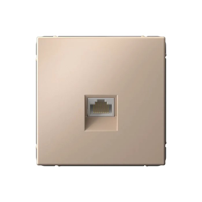 ARTGALLERY РОЗЕТКА компьютерная RJ45, кат. 5е, механизм, ПЕСОЧНЫЙ GAL001283 - фото 7757