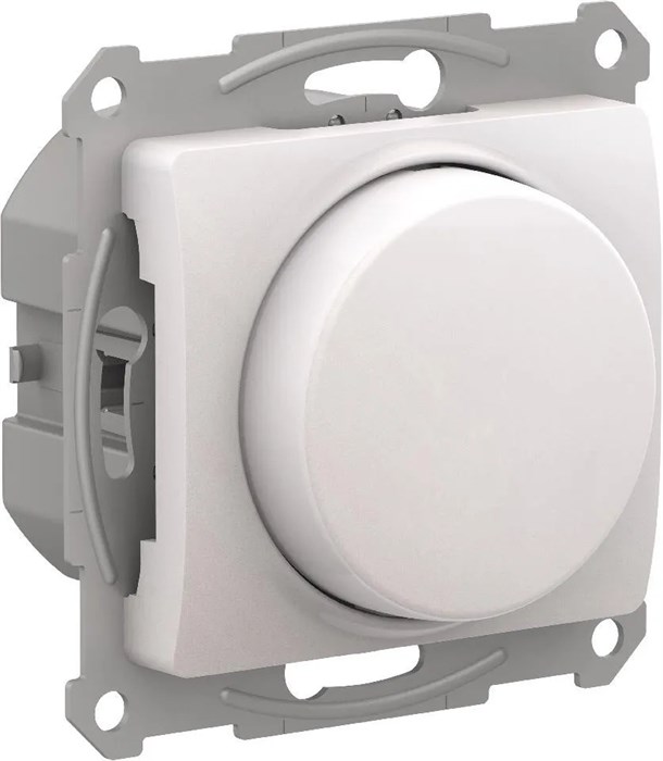 GLOSSA СВЕТОРЕГУЛЯТОР (диммер) поворотно-нажимной, LED, RC, 400Вт, механизм, ПЕРЛАМУТР GSL000623 - фото 9646