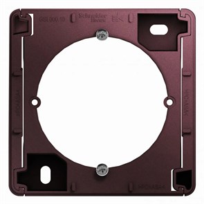 GLOSSA КОРОБКА для наружного монтажа, БАКЛАЖАНОВЫЙ GSL001100
