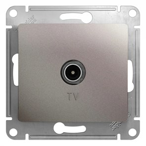 GLOSSA TV РОЗЕТКА оконечная 1дБ, механизм, ПЛАТИНА GSL001291
