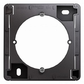 GLOSSA КОРОБКА для наружного монтажа, ГРАФИТ GSL001300
