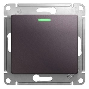 1-кл. ВЫКЛ с подсв.,мех.,сх.1а,СИРЕНЕВЫЙ GSL001413