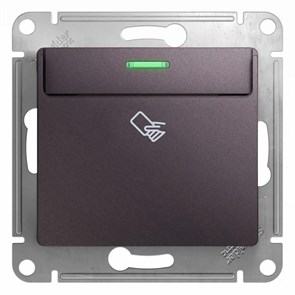 GLOSSA Карточный ВЫКЛЮЧАТЕЛЬ,10AX, механизм, СИРЕНЕВЫЙ ТУМАН GSL001469
