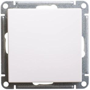 W59 AQUA 1-клавишный ПЕРЕКЛЮЧАТЕЛЬ, IP44, сх.6, 10АХ, механизм, БЕЛЫЙ VS610-156B-1-86