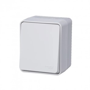 ATLASDESIGN PROFI IP54 О/У 1-клавишный ПЕРЕКЛЮЧАТЕЛЬ, сх.6, 10АХ, БЕЛЫЙ ATN540161