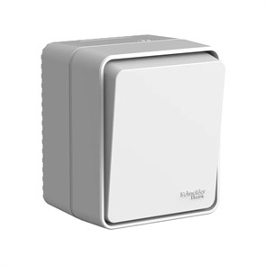 ATLASDESIGN PROFI IP54 О/У 1-клавишный ВЫКЛЮЧАТЕЛЬ КНОПОЧНЫЙ, сх.1, 10А, СЕРЫЙ ATN543015
