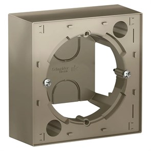 ATLASDESIGN КОРОБКА для наружного монтажа, ШАМПАНЬ ATN000500