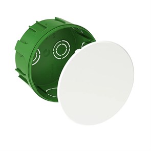 MULTIBOX Коробка распред. D88x48 мм д/сплошных стен, с крышкой D107 мм (со стикером) IMT351211