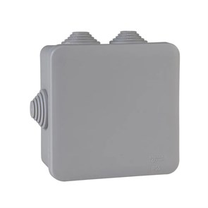 MULTIBOX Коробка распред. откр. установки 100x100x50, габариты 130х130х58, IP55 СЕРАЯ IMT35091